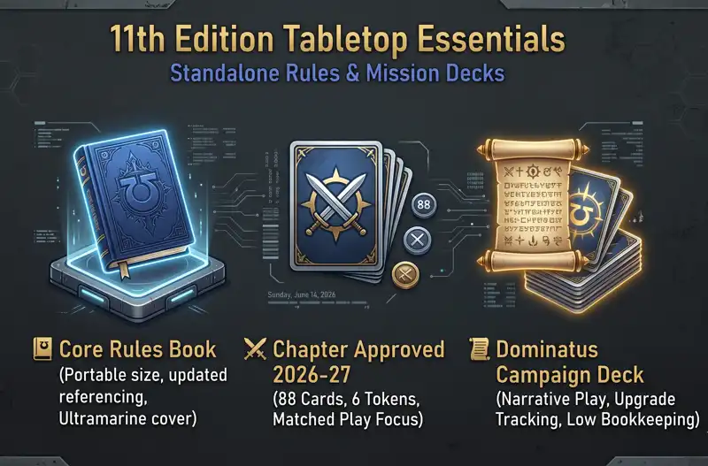 Dawn of the 11th Edition: Warhammer 40K Unleashes Standalone Core Rules and New Chapter Approved Decks