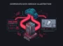 Infographic illustrating the massive Tata Electronics data breach exposing the Apple iPhone 18 Pro drop test video and 200,000 confidential files.