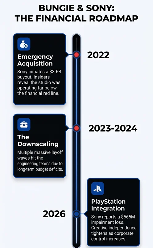 "Emergency Acquisition": Ex-Dev Reveals Sony Saved Bungie From Shutting Its Doors Forever