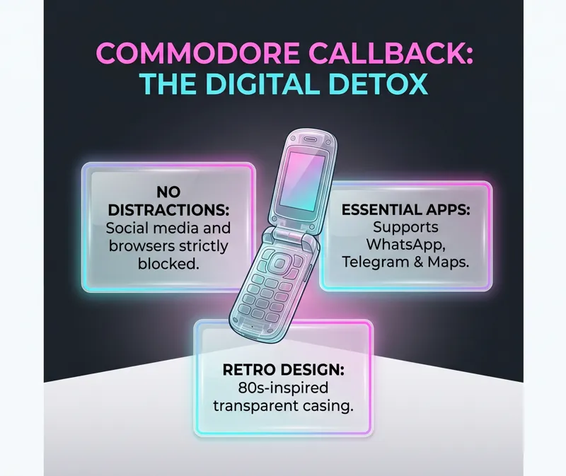 Why Gen Z is Ditching Smartphones for Commodore's New "Callback" Flip Phone!