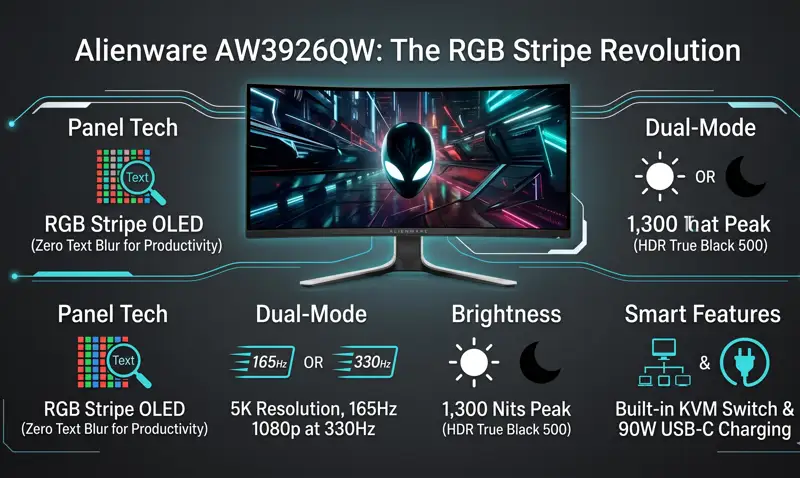 Alienware Just Revealed the World's First 39-Inch 5K OLED Monitor (And It Fixes OLED's Biggest Flaw!)