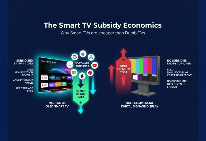 Stop Hunting for a "Dumb TV": Why Buying a Smart TV Saves You Money in 2026