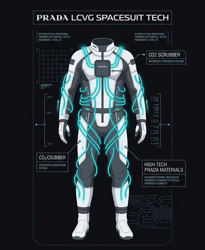 NASA Space Fashion: Astronauts to Wear High-Tech Prada Underwear for the Historic 2028 Moon Mission!