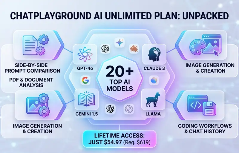 Ditch the Monthly Subscriptions: Get Lifetime Access to Claude, Gemini, and 20+ Top AIs for Just $55 - تفاصيل إضافية
