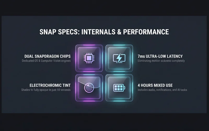 Snap Beats Meta & Apple! Preorder the $2195 True AR ‘Specs’ Glasses Shipping This Fall - تفاصيل إضافية
