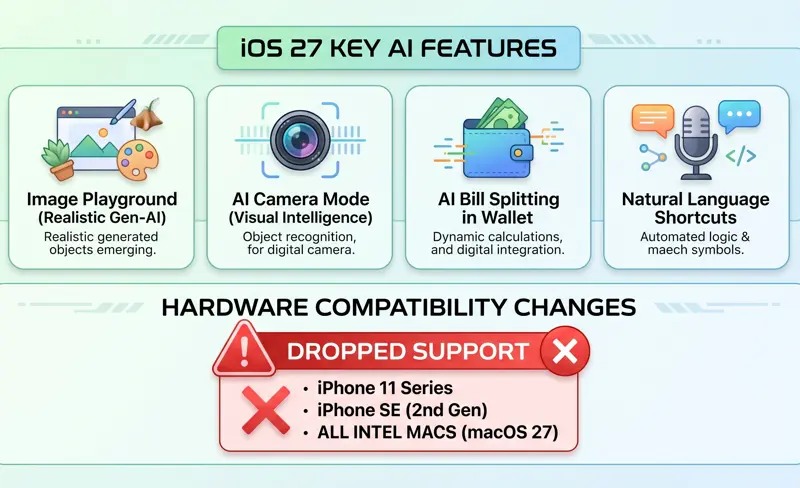 WWDC 2026 Leaks: Gemini-Powered Siri, Huge iOS 27 AI Upgrades & The End of Intel Macs! - تفاصيل إضافية