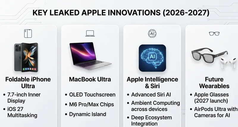 Huge Apple Roadmap Leak: 20 Massive New Products Coming by 2027 (Foldable iPhone Inside!) - تفاصيل إضافية