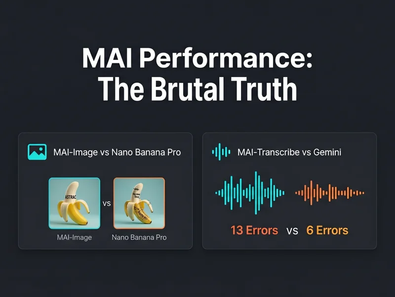 I Tested All 4 of Microsoft’s New MAI Models: The Brutal Truth About the Build 2026 AI Lineup - تفاصيل إضافية