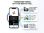 Infographic illustrating the core features of the Google Photos Video Remix tool, including cinematic relighting, background swaps, and dynamic artistic filters.