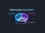 Infographic chart displaying 2026 foldable smartphone market share projections: Samsung at 40%, Motorola at 32%, and Apple at 28%.