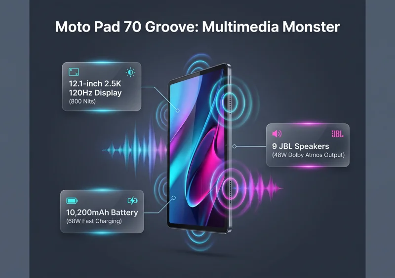 9 Speakers in One Tablet? Motorola Unveils Wild 12.1-Inch Entertainment Monster