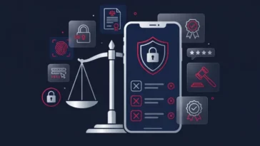 Infographic outlining San Francisco's legal cease-and-desist action ordering Apple and Google to remove nonconsensual AI deepfake apps.