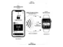 A clean, black and white infographic illustrating the Google Pixel phone to watch unlock feature, showing a smartphone sending a wireless authentication signal to a smartwatch to bypass the PIN screen.