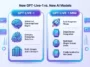 Infographic comparing the enterprise features of OpenAI GPT-Live-1 with the mobile-optimized GPT-Live-1 mini real-time voice AI models.
