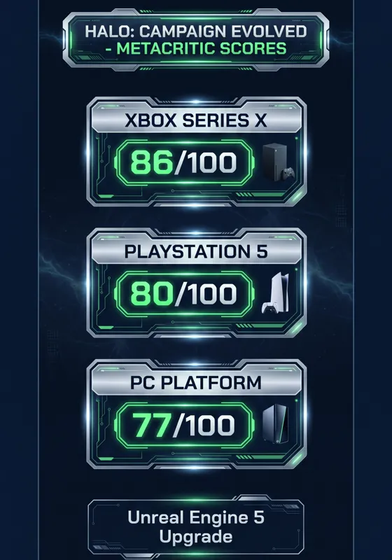 The Halo Campaign Evolved Metacritic Review Score Is In: PS5 & Xbox Benchmarks Analyzed