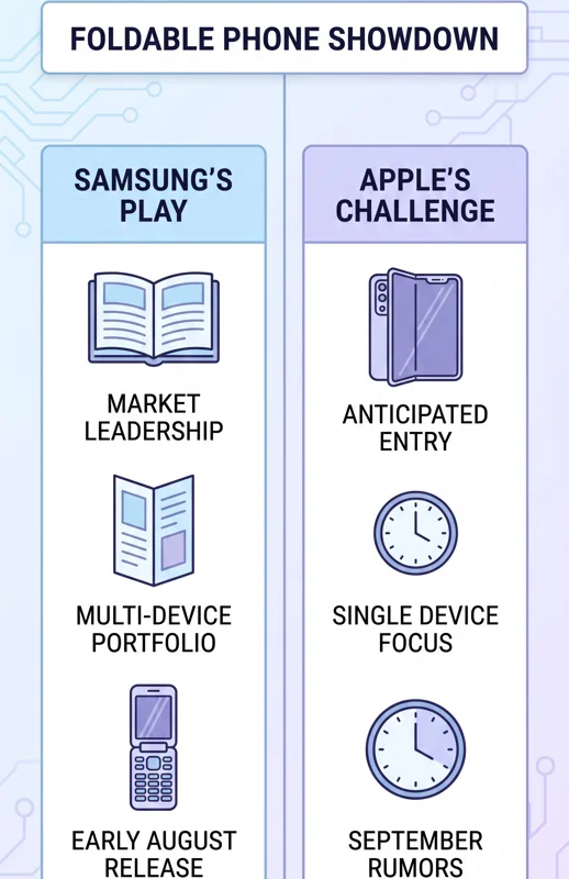 Samsung Unveils Galaxy Z Fold 8 Lineup as the Samsung vs Apple Fight Foldable Phones War Heats Up