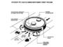 A clean, black and white infographic illustrating the compact 11-inch Lefant M210 robot vacuum cleaning pet hair on a floor and sliding effortlessly under low furniture.