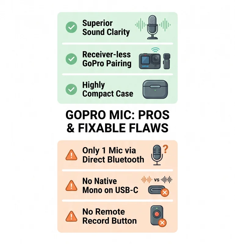 GoPro Wireless Mic System Review: The $159 Vlogging Game Changer (With One Major Catch) - تفاصيل إضافية