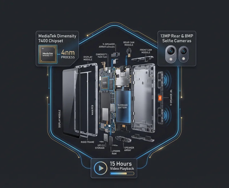 9 Speakers in One Tablet? Motorola Unveils Wild 12.1-Inch Entertainment Monster - تفاصيل إضافية