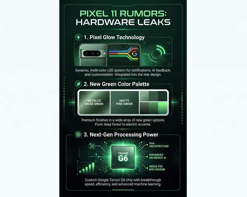 Huge Pixel 11 'Glow' Leaks Revealed & Why Google Just Blew the App Store Wide Open - تفاصيل إضافية