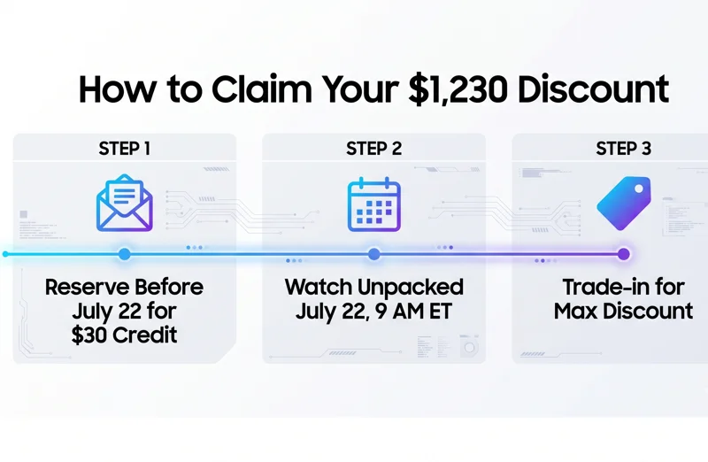 Samsung Galaxy Z Fold 8 Deal: How to Claim Your $1,230 Discount Ahead of July Unpacked - تفاصيل إضافية