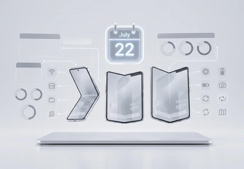 Samsung Just Confirmed the Galaxy Z Fold 8: Say Goodbye to the Screen Crease on July 22! - تفاصيل إضافية