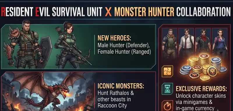 Surprise Free Resident Evil DLC Just Dropped: Huge Monster Hunter Crossover Revealed! - تفاصيل إضافية
