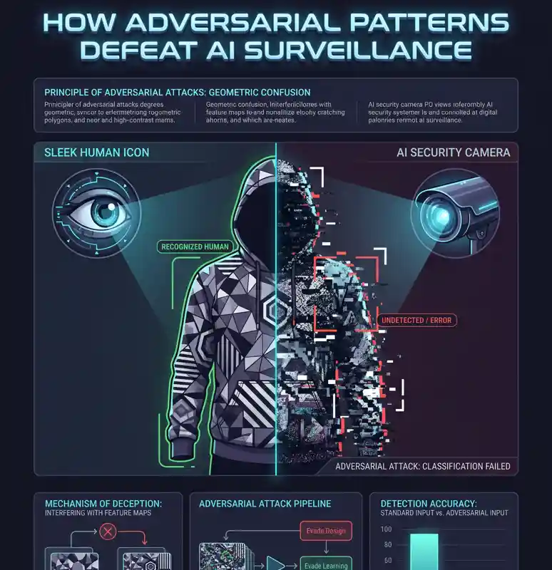 This 'Adversarial' Clothing Pattern Makes You Invisible to AI Surveillance Cameras