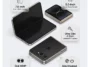 Infographic displaying the hardware specifications of the foldable iPhone Ultra, featuring the 7.8-inch inner display, 4.5mm thickness, Touch ID button, and dual-camera setup.