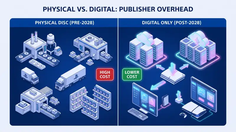 Sony is Killing PlayStation Discs in 2028: Why Digital PS5 Games Could Actually Get Cheaper