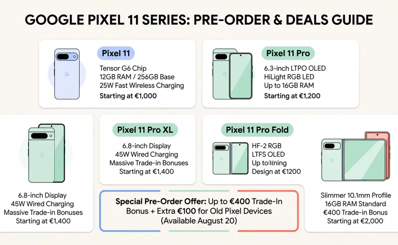 Massive Smartphone Deals: Google Pixel 11 Pre-Orders Go Live as Samsung Galaxy S26 & Z8 Prices Crash!