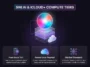Infographic showing the new Siri AI compute tiers, highlighting free on-device processing and the paid iCloud+ subscription for power users.