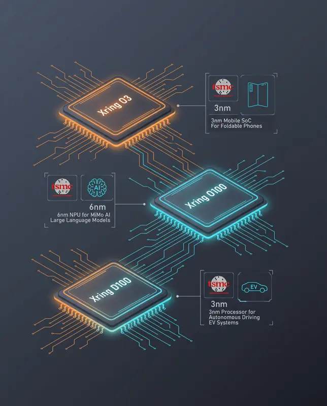Xiaomi Takes on Apple & Samsung: New 3nm 'Xring O3' Chip Built by TSMC Revealed