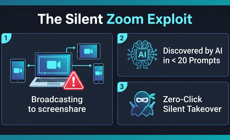 Update Zoom Now: AI Uncovers a Critical Screen-Sharing Bug Allowing Silent Device Takeovers