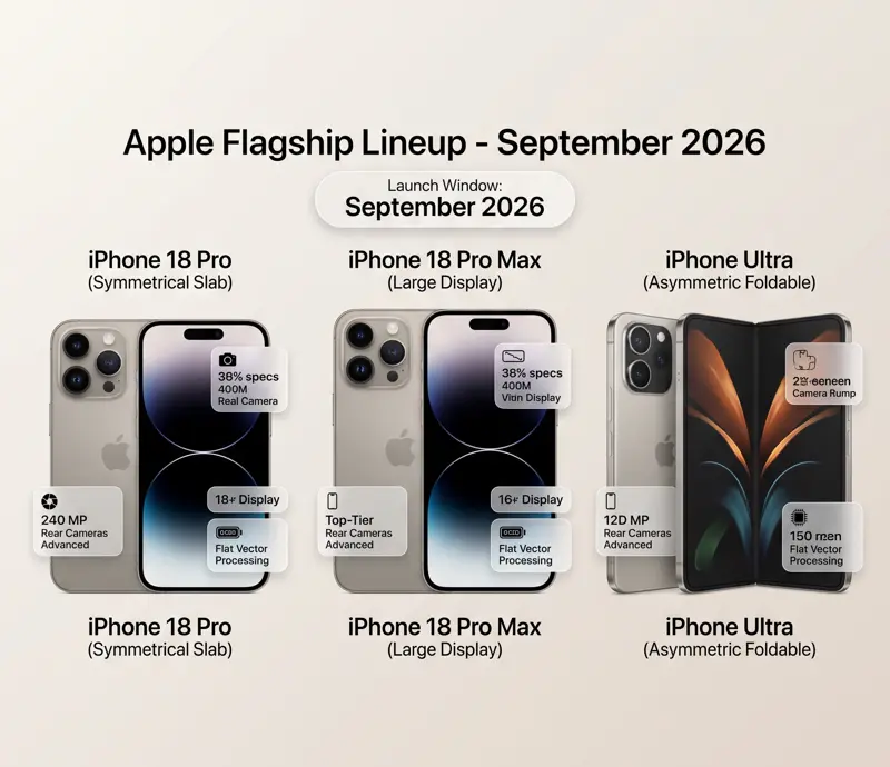 Leaked Screen Protector Exposes Apple’s Radical Asymmetric Design for the iPhone Ultra! - تفاصيل إضافية