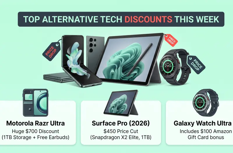 Massive Tech Deals: Score a $350 Gift Card With Galaxy Z Fold 8 Pre-Orders Today! - تفاصيل إضافية