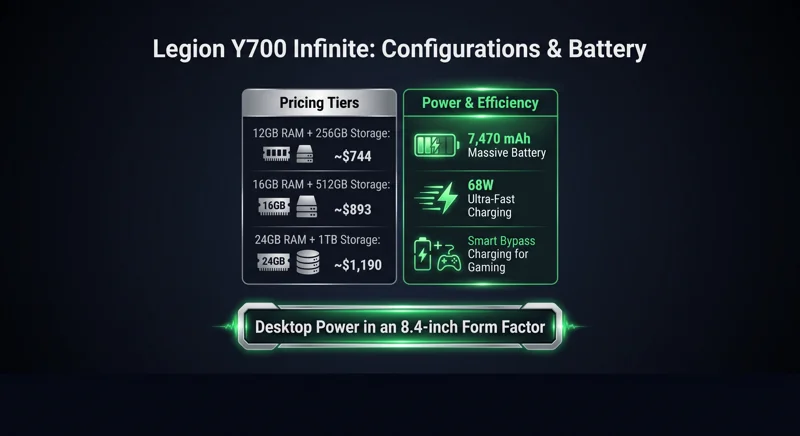 Lenovo Legion Y700 Infinite Unleashed: 165Hz OLED, Overclocked Snapdragon 8 Elite Gen 5, and a Massive 24GB RAM! - تفاصيل إضافية