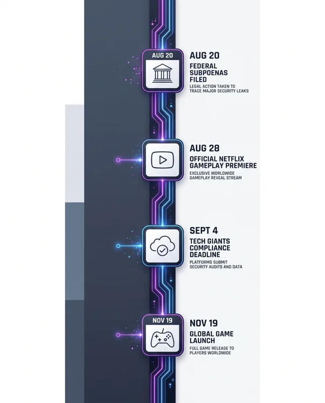 Take-Two Legal Crackdown: Why Take Two Interactive files subpoenas against Microsoft Discord and X amid ongoing GTA 6 leaks - تفاصيل إضافية