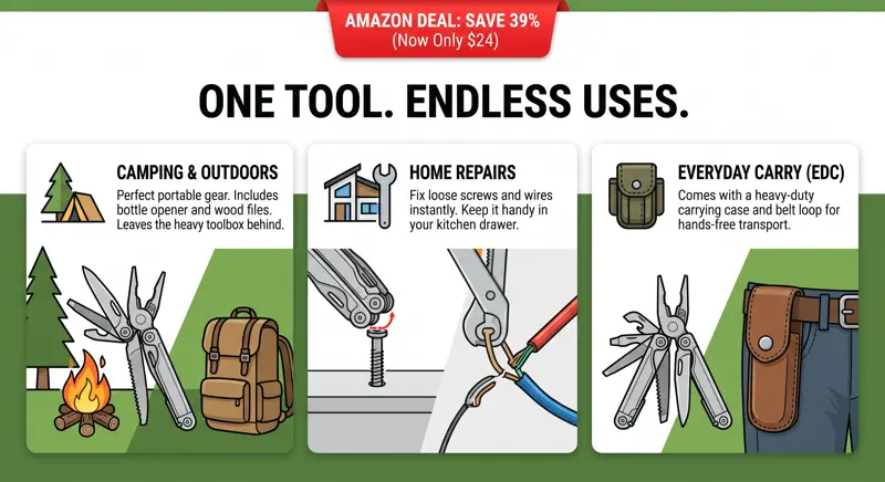 Amazon Just Slashed the Price of This Ultimate 21-in-1 Pocket Multi-Tool to $24! - تفاصيل إضافية