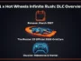 Infographic detailing the March 2027 release of the F1 Car Collection Pack for Hot Wheels Infinite Rush, featuring all 22 official grid cars.