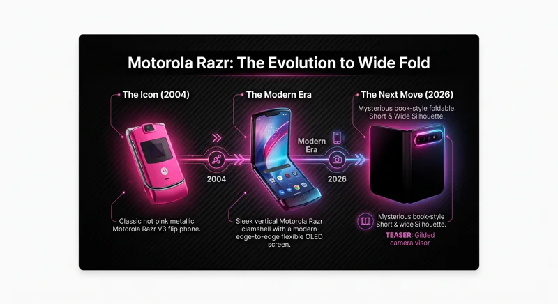Forget the iPhone Duo: Motorola Just Teased a 'Wide' Razr Fold as Its Next Major Move