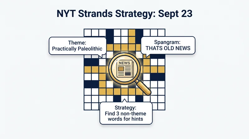NYT Strands Hints & Answers (Sept 23): Conquer the "Practically Paleolithic" Puzzle!