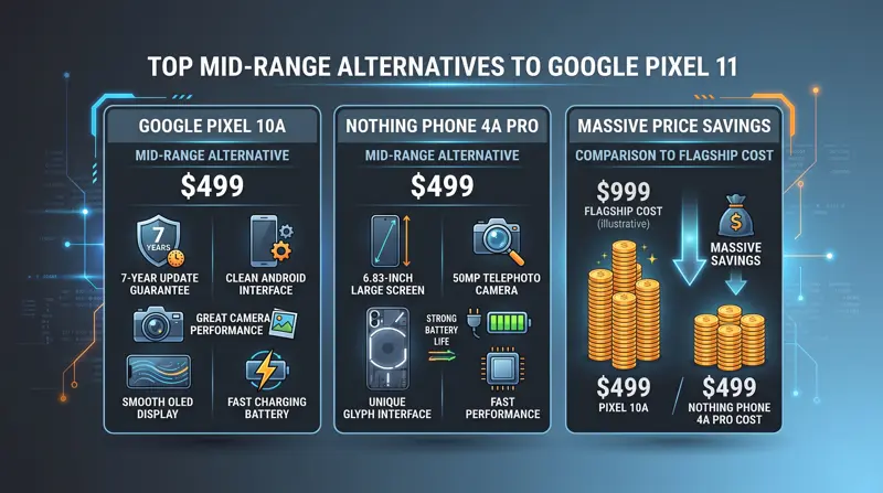 Skip the $899 Pixel 11: 5 Budget Android Phones That Deliver Massive Value Instead