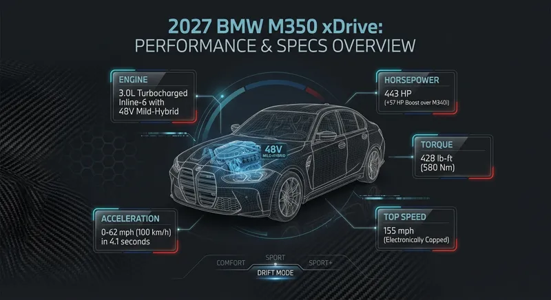 The Next-Gen BMW 3 Series Refuses to Go All-Electric: Unveiling the 443-HP M350 xDrive with a Secret 'Drift Mode'