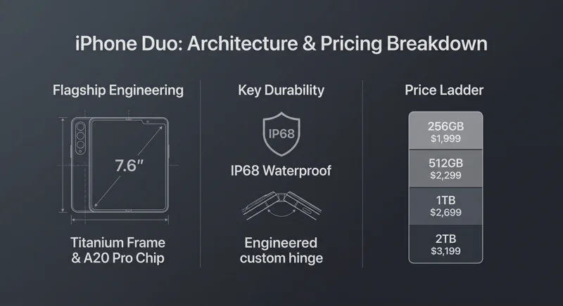Meet the $1,999 iPhone Duo: Why Apple’s First Foldable is a Massive Gamble for New CEO John Ternus