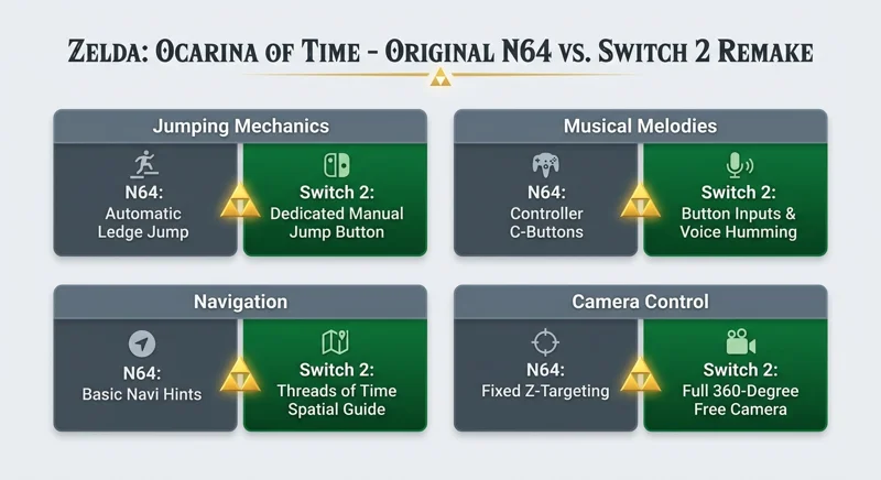 Nintendo Confirms The Legend of Zelda: Ocarina of Time Remake Hits Switch 2 This November—With a Dedicated Jump Button