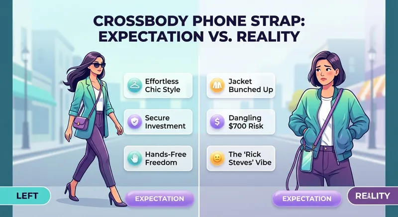 I Tried the Viral Crossbody Phone Strap Trend: Here is the Hilarious Honest Truth