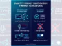 Infographic comparing the Gamers Nexus investigation allegations against LG smart TVs with LG's official response and industry standards.