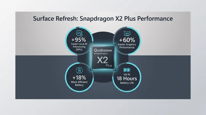 Microsoft’s Snapdragon X2 Plus Surface Refresh Is Here: Epic Battery Boosts, But Brace for 'RAMageddon' Prices
