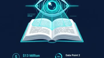 Infographic illustrating how Pangram AI detection software impacts the publishing industry and flags machine-generated books.